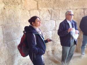 Malcolm Cartier, our guide & friend, along with 'Ganit' our guest guide for the day...