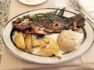 Peter's Fish Lunch at Magdala (home of Mary Magdalene)...